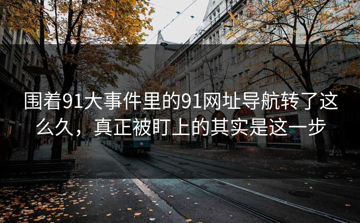 围着91大事件里的91网址导航转了这么久，真正被盯上的其实是这一步